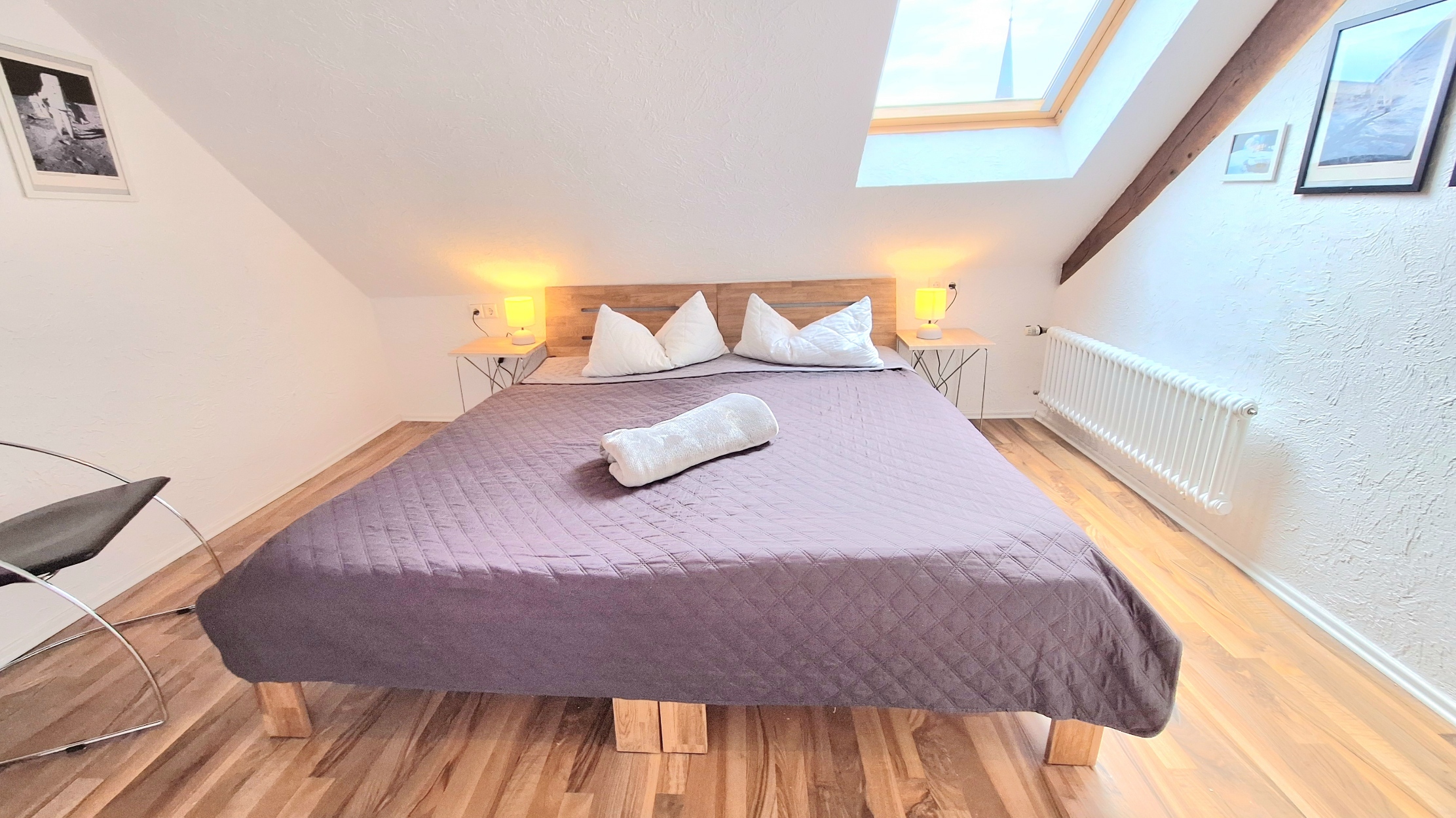 Ferienhaus Rodershausen Schlafzimmer Buzz Aldrin