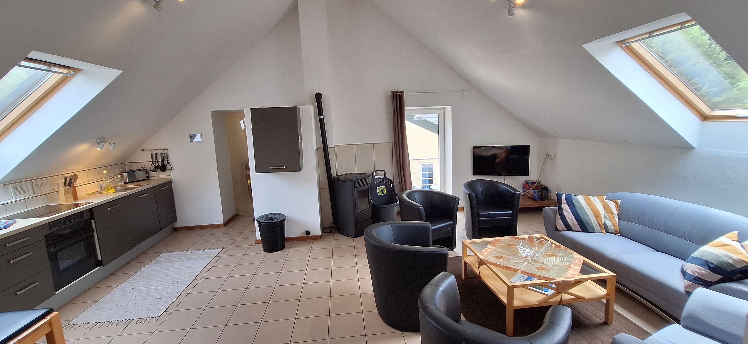 Ferienhaus Eifel Landhaus Wohnbereich DG