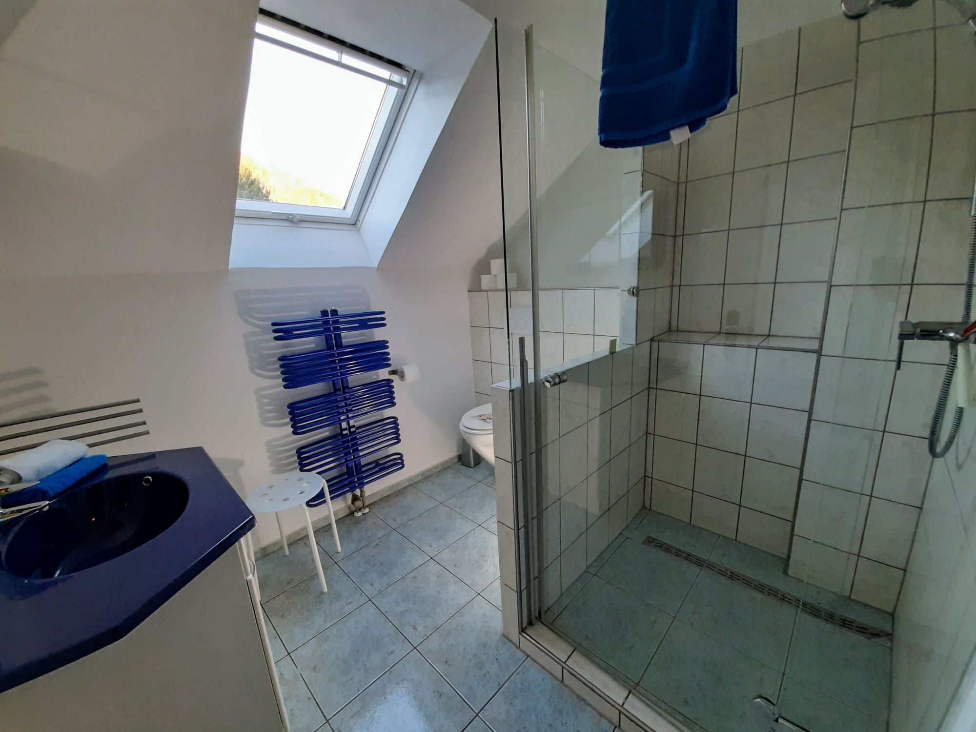 Eifel Landhaus - Das Blaue Bad im DG