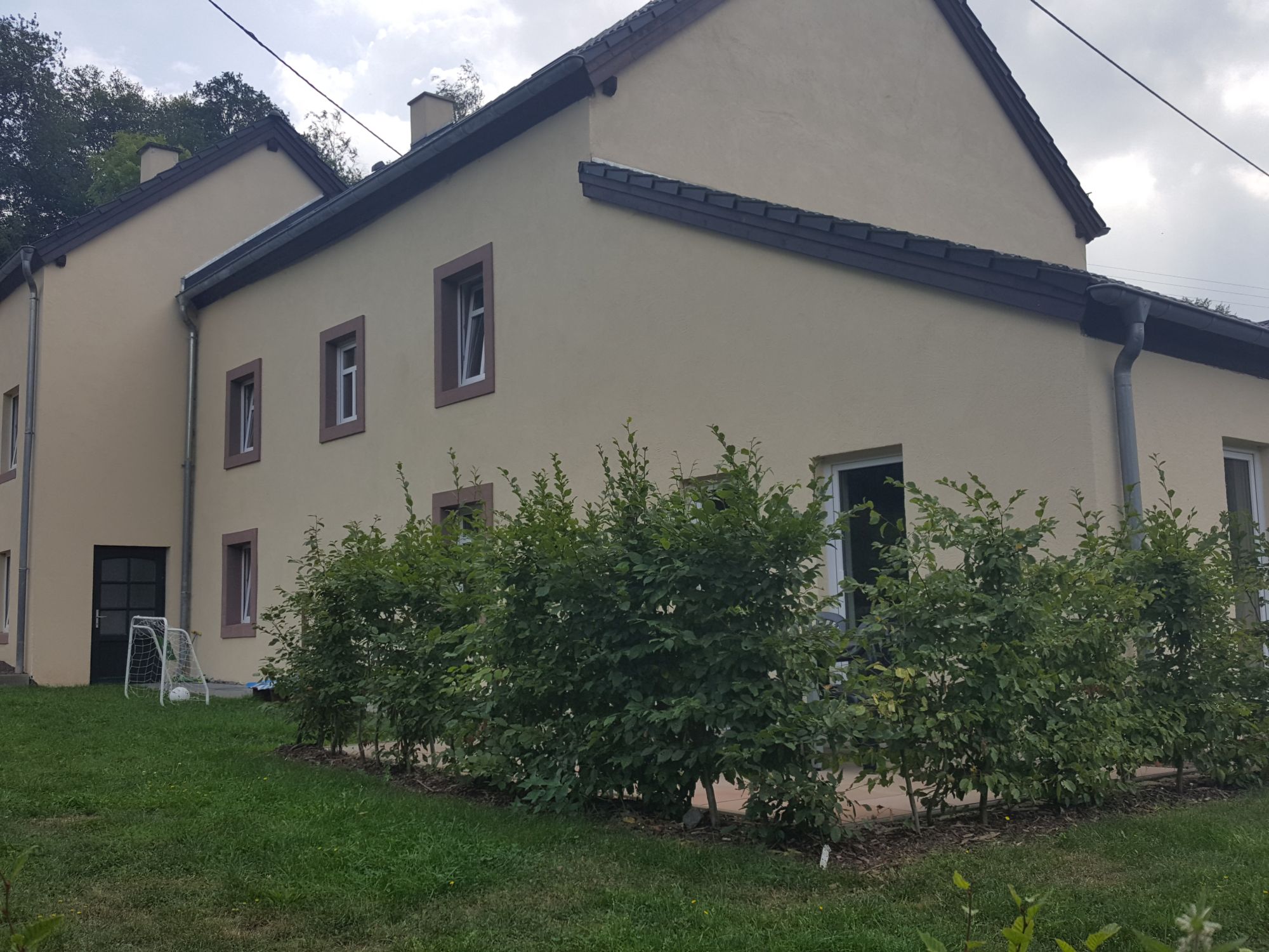 Ferienhaus Eifel Landhaus - hintere Terrasse