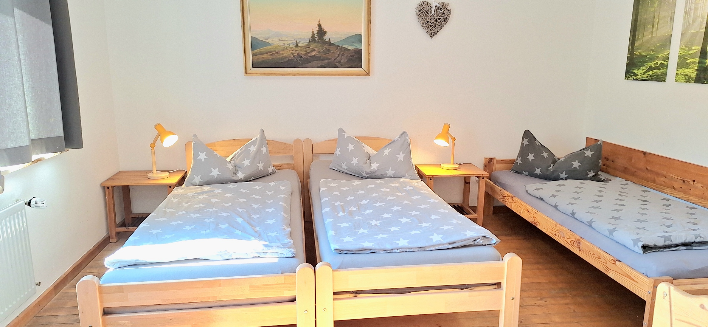 Das Schlafzimmer Our des Ferienhauses Engelsdorf Eifel