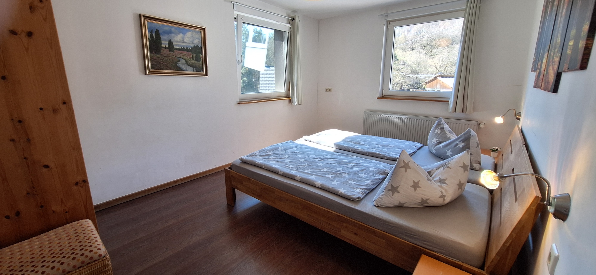 Ferienhaus Engelsdorf Eifel - Seitenflügel Schlafzimmer Kyll