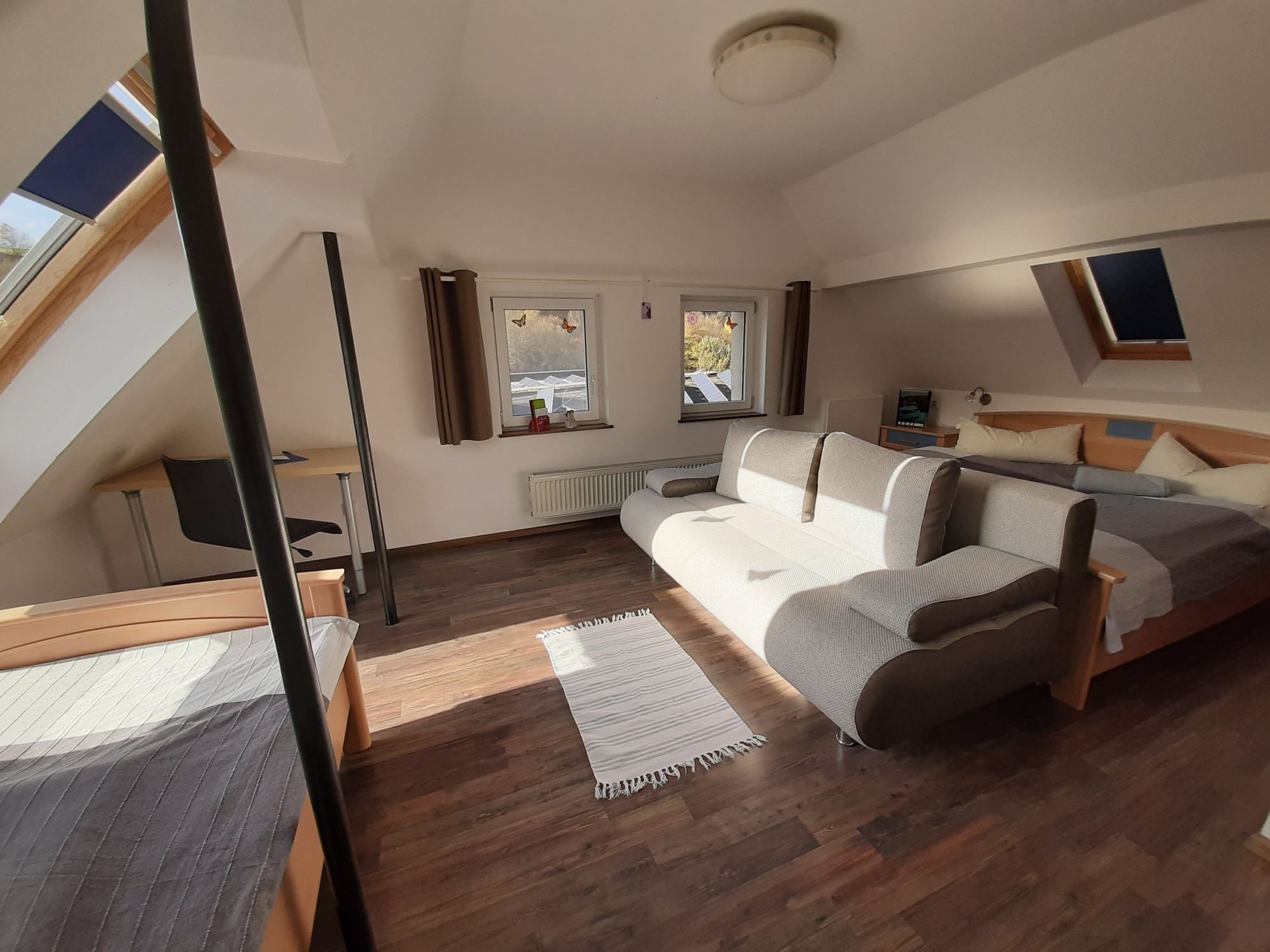 Ferienhaus Eifel - Schlafzimmer Enz in der Mansarde
