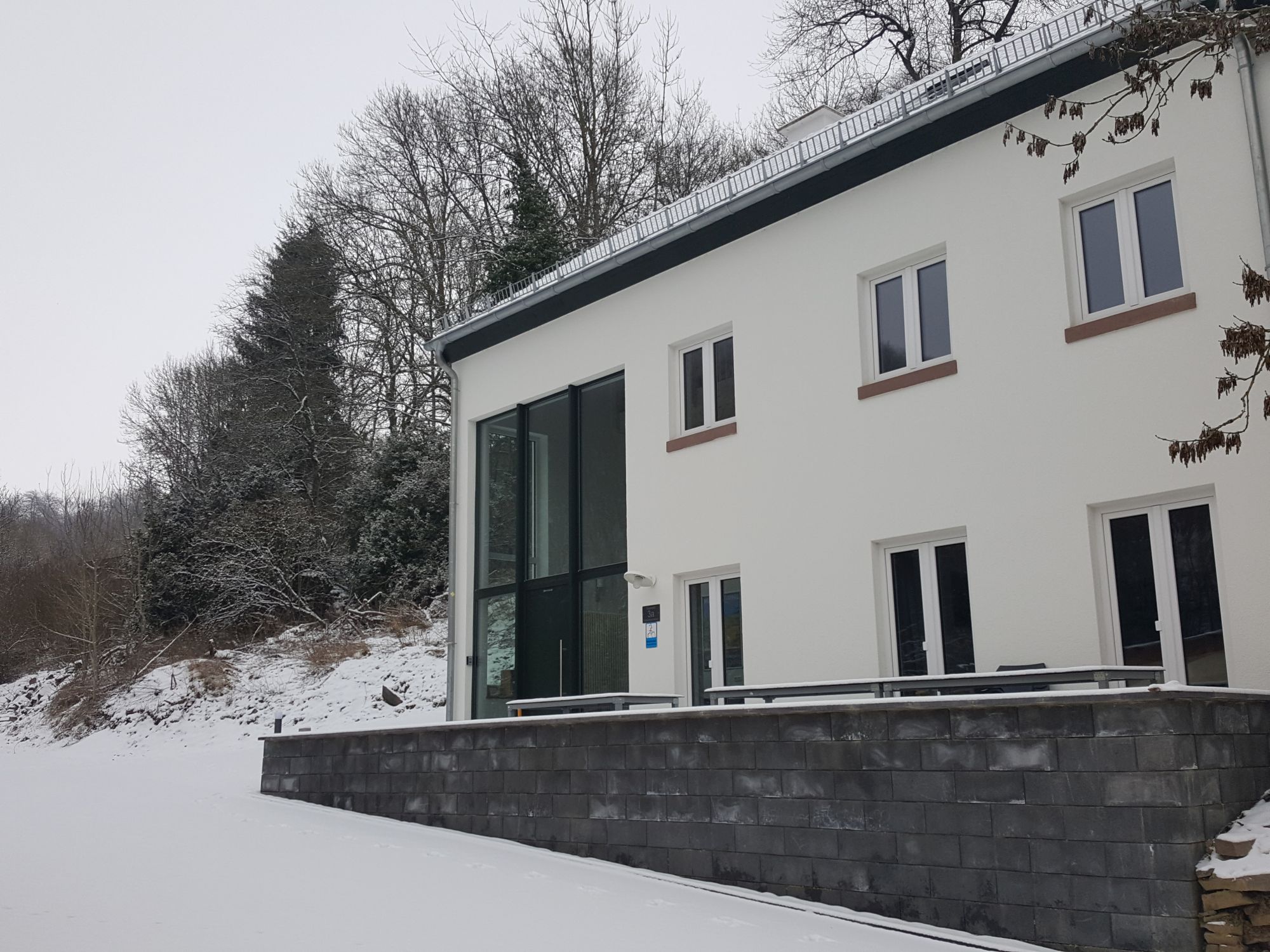 Atrium im Schnee