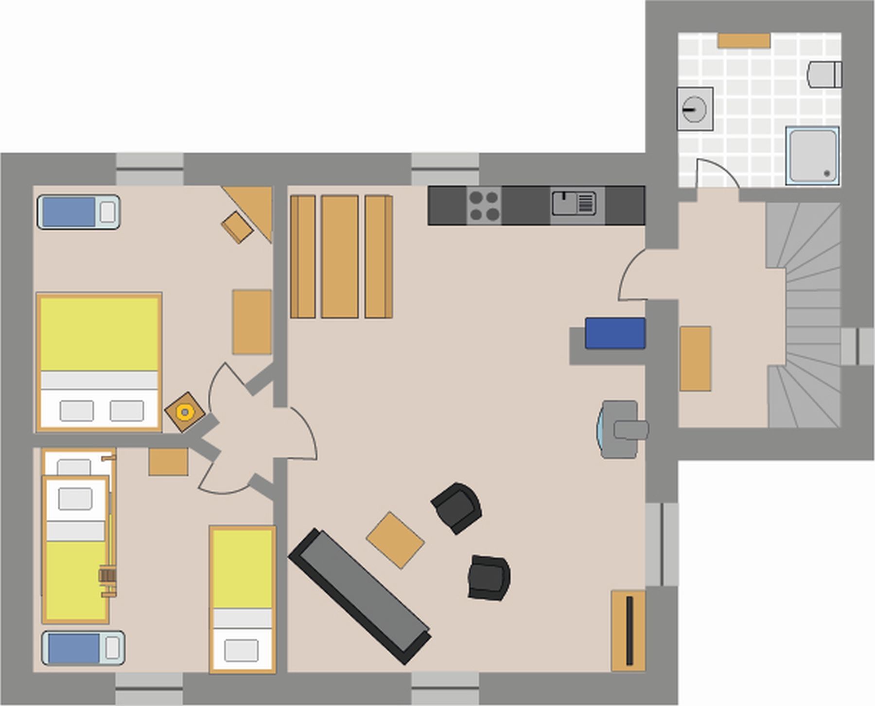 Grundriss Eifellandhaus Dachgeschoss