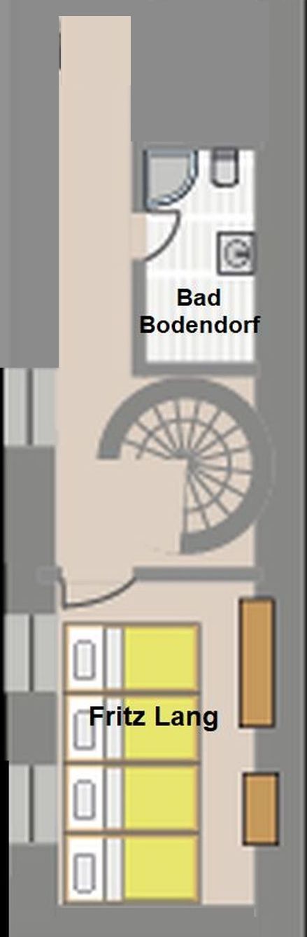 Ferienwohnung Remise im Seitentrakt - 1 Obergeschoss