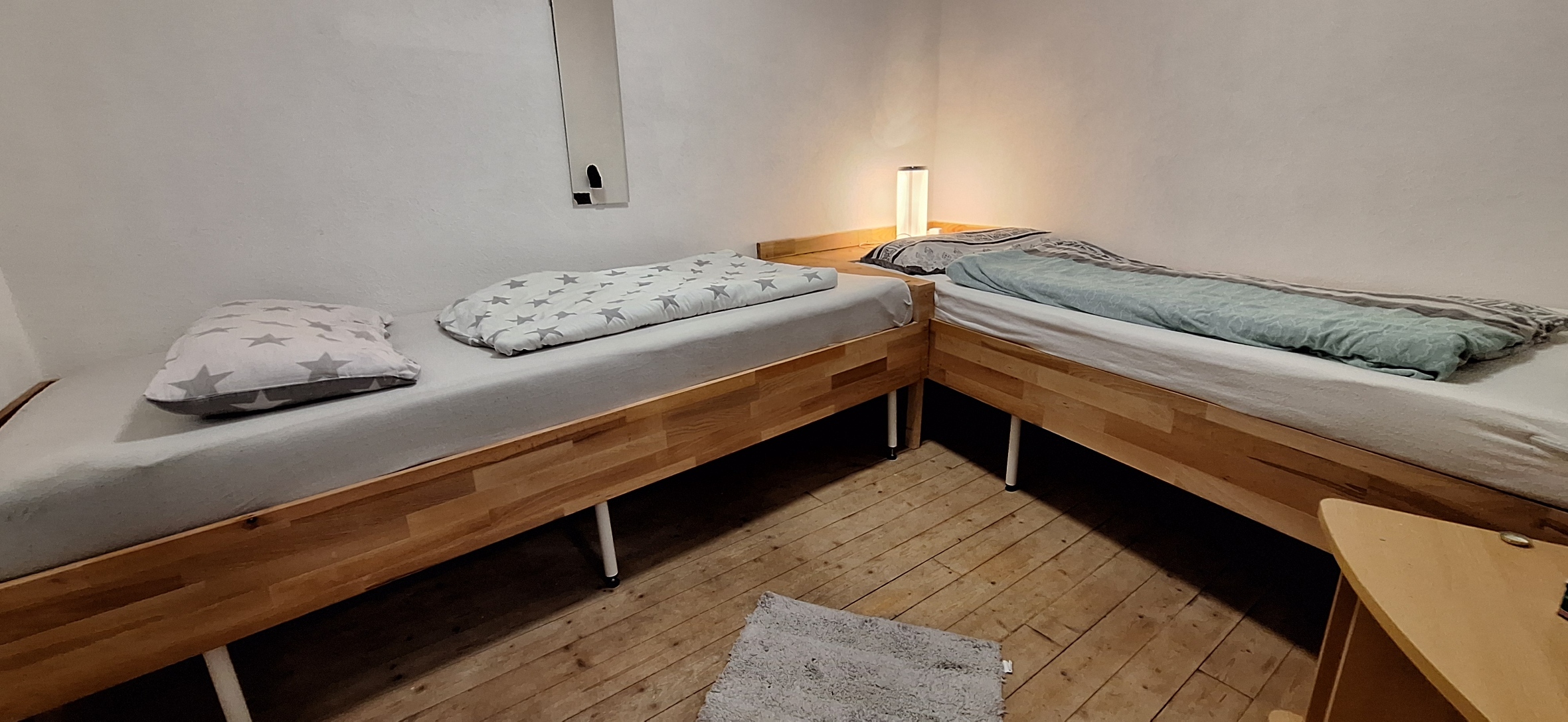 Schlafzimmer Triklinium im Ferienhaus Burgblick